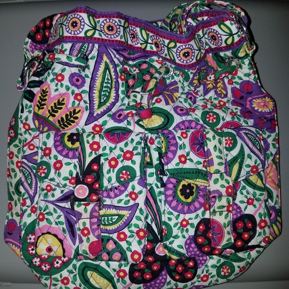 Vera Bradley Bucket Bag and Zip around wallet in Viva La Vera - Picture 1 of 5